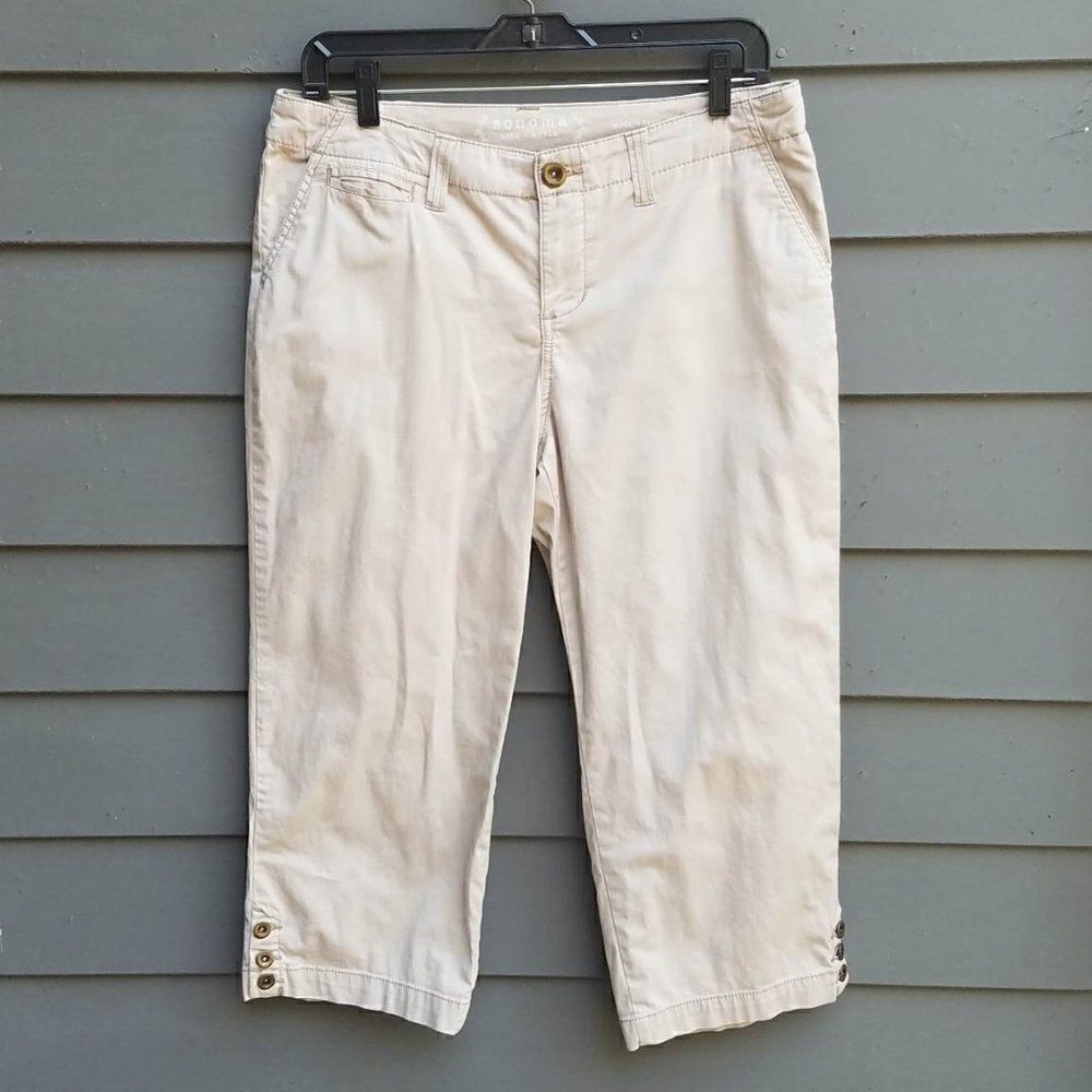 Sonoma Tan Capri Pants size 8